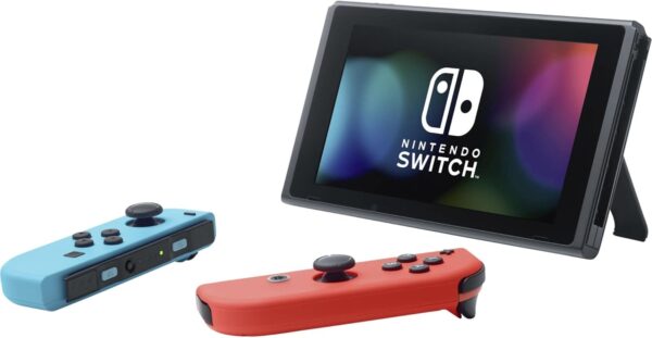Nintendo Consola Switch - Color Azul Neón/Rojo Neón + 4 Juegos - Imagen 4