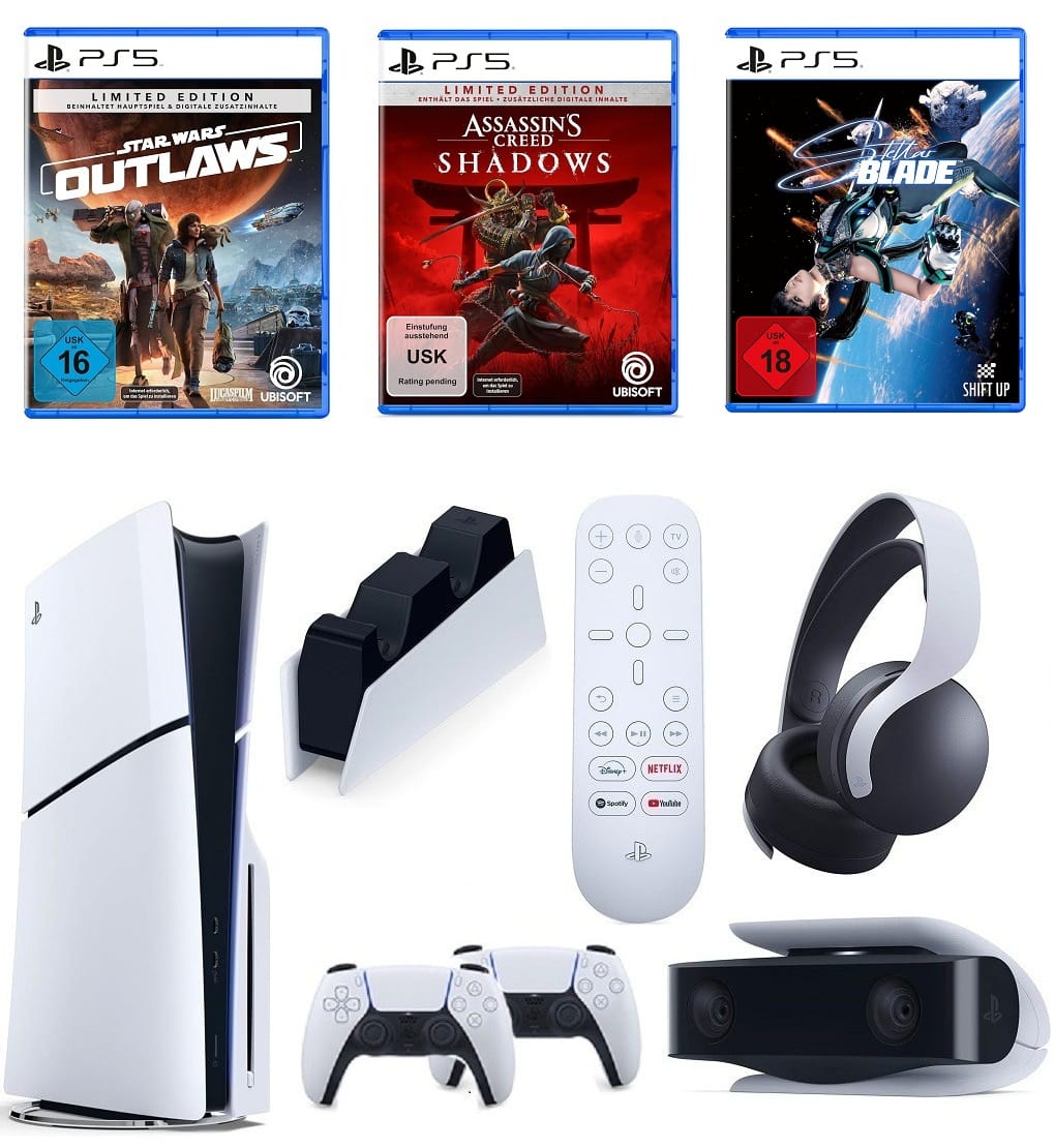 Playstation 5 Modelo Slim + 3 juegos y estos accesorios